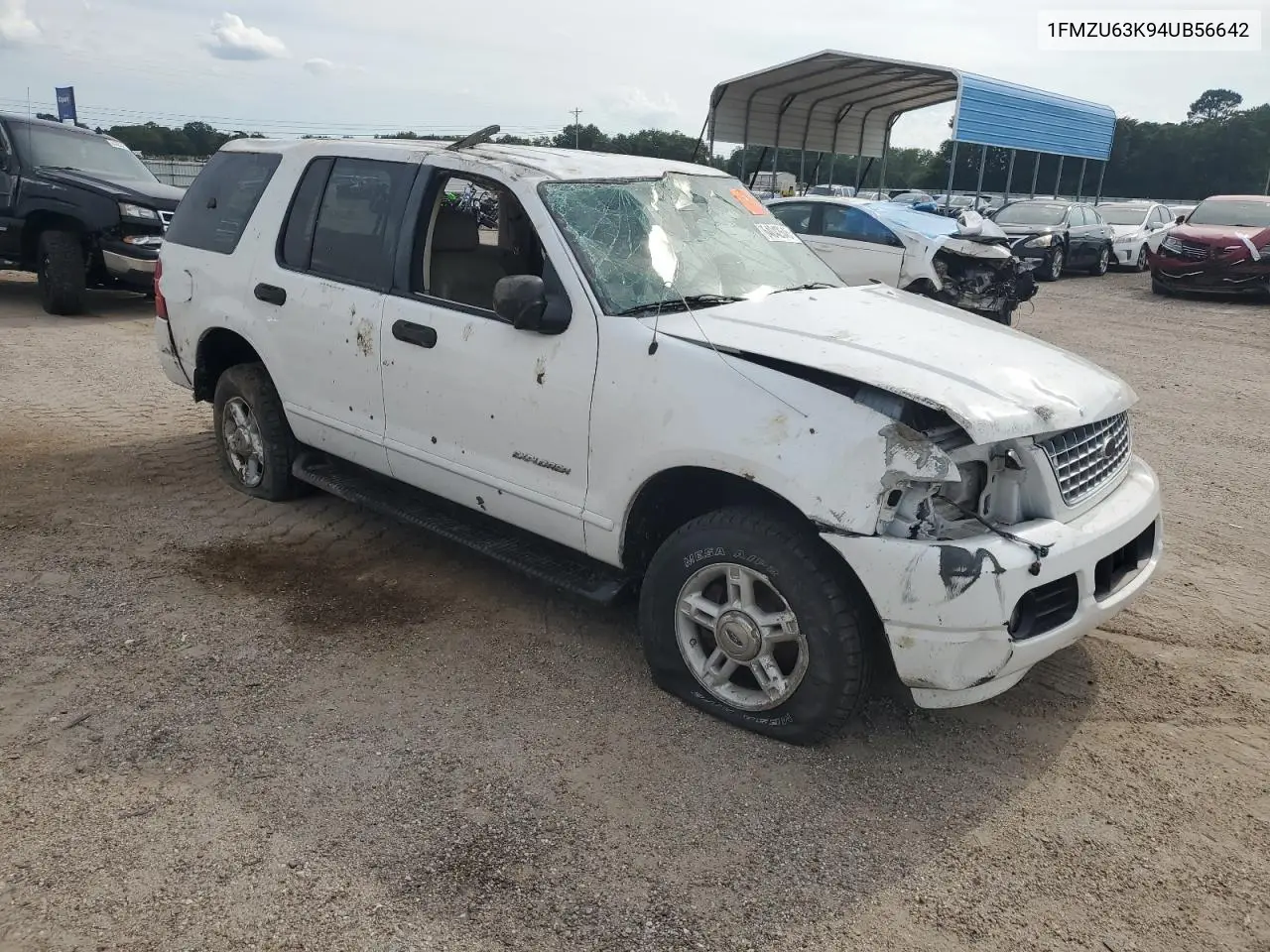 2004 Ford Explorer Xlt VIN: 1FMZU63K94UB56642 Lot: 64042645