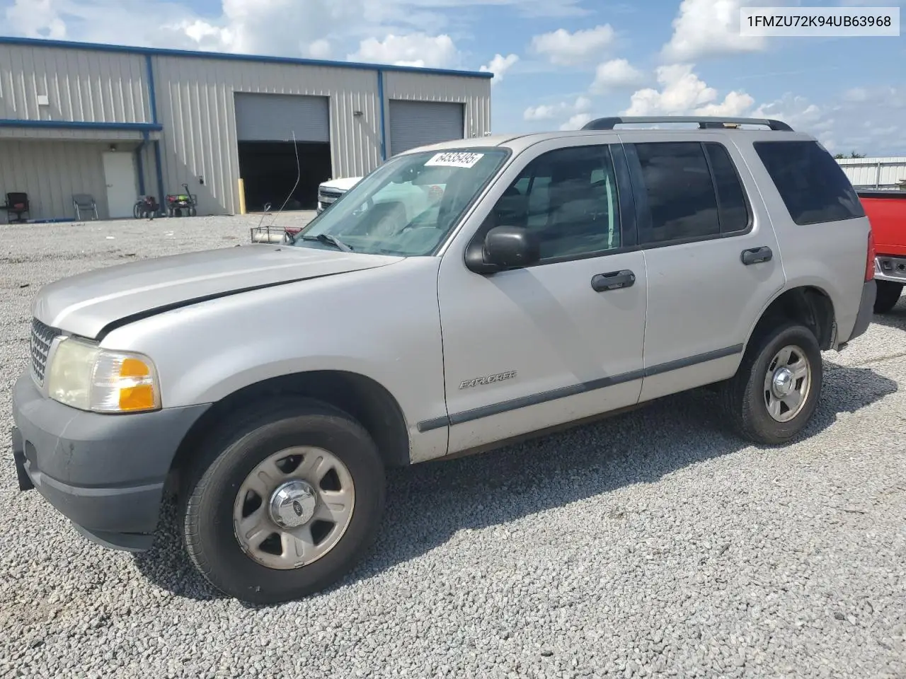 2004 Ford Explorer Xls VIN: 1FMZU72K94UB63968 Lot: 64535495