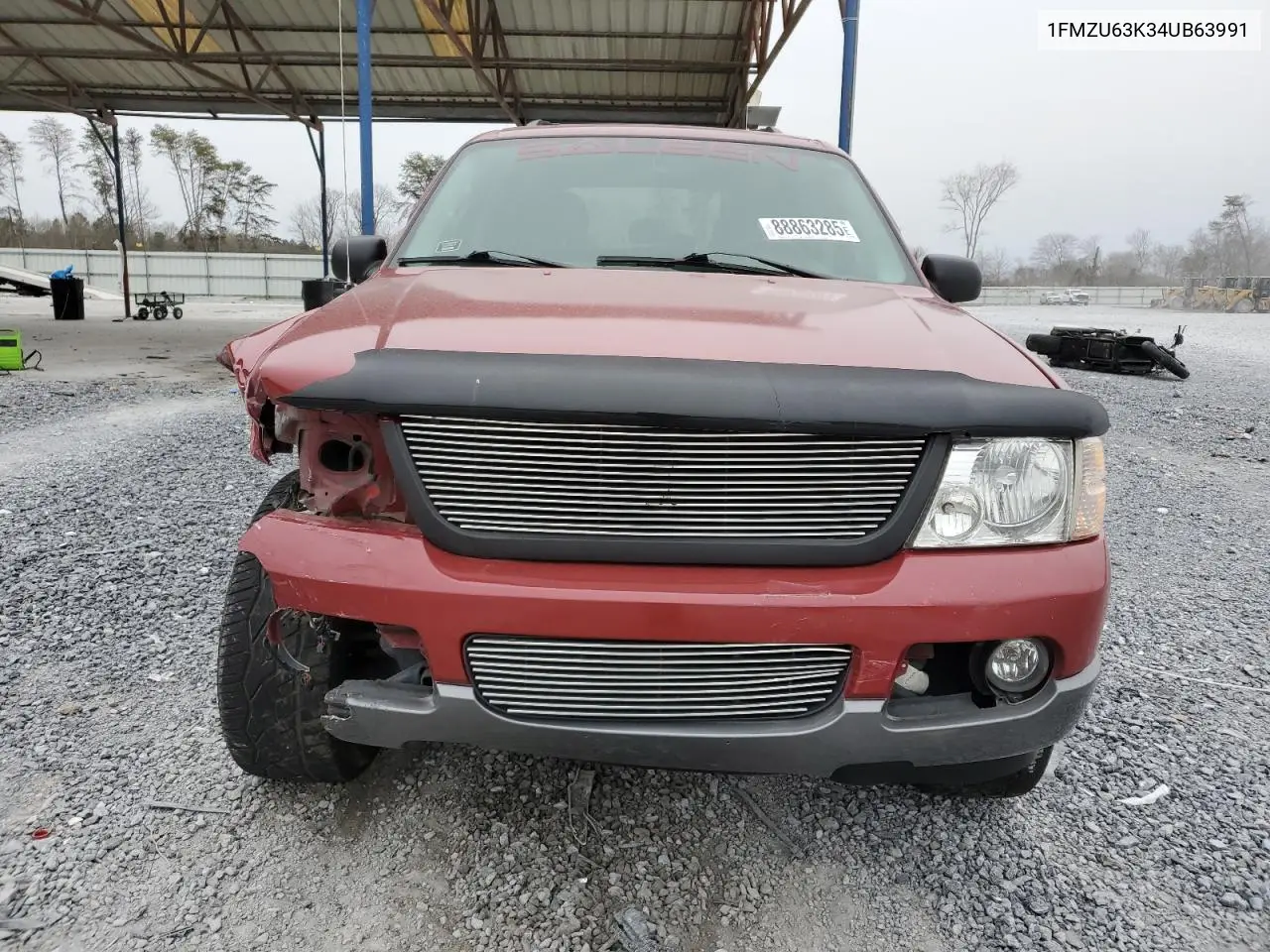 2004 Ford Explorer Xlt VIN: 1FMZU63K34UB63991 Lot: 88863285