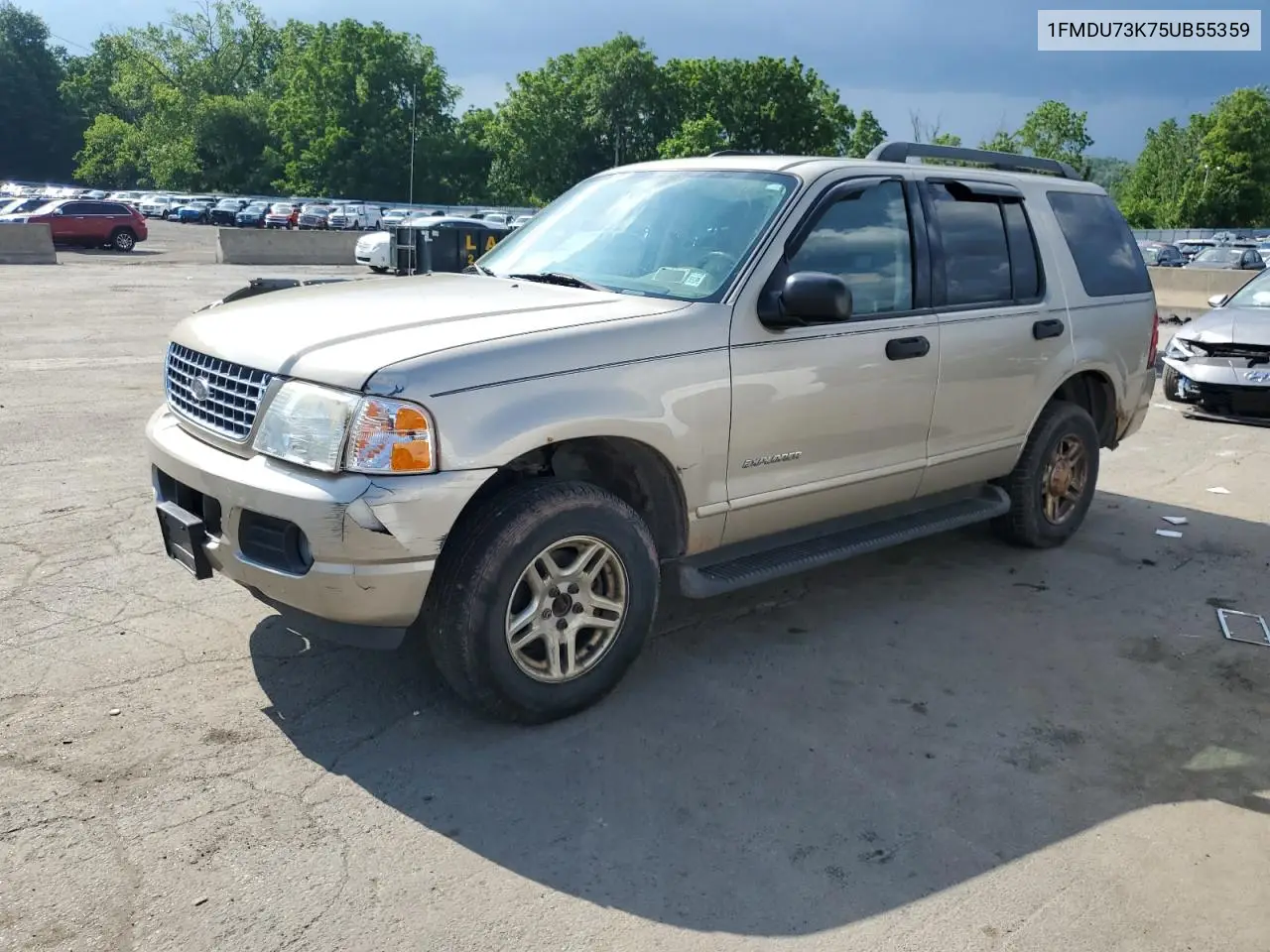 2005 Ford Explorer Xlt VIN: 1FMDU73K75UB55359 Lot: 62753385