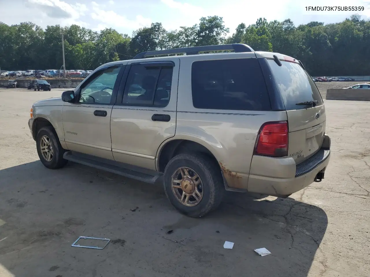 2005 Ford Explorer Xlt VIN: 1FMDU73K75UB55359 Lot: 62753385
