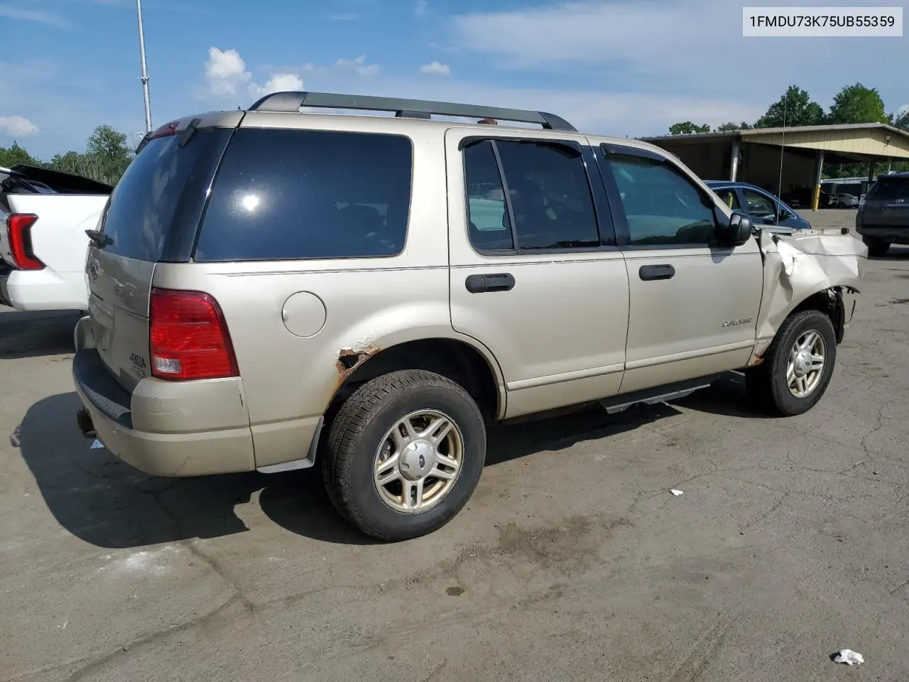 2005 Ford Explorer Xlt VIN: 1FMDU73K75UB55359 Lot: 62753385