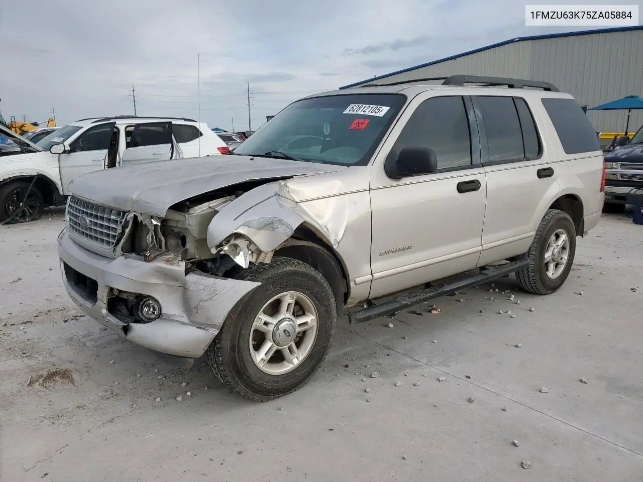 2005 Ford Explorer Xlt VIN: 1FMZU63K75ZA05884 Lot: 62812105
