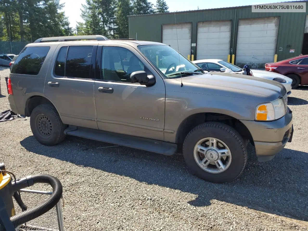 2005 Ford Explorer Xlt VIN: 1FMDU63K75UB11680 Lot: 62882905