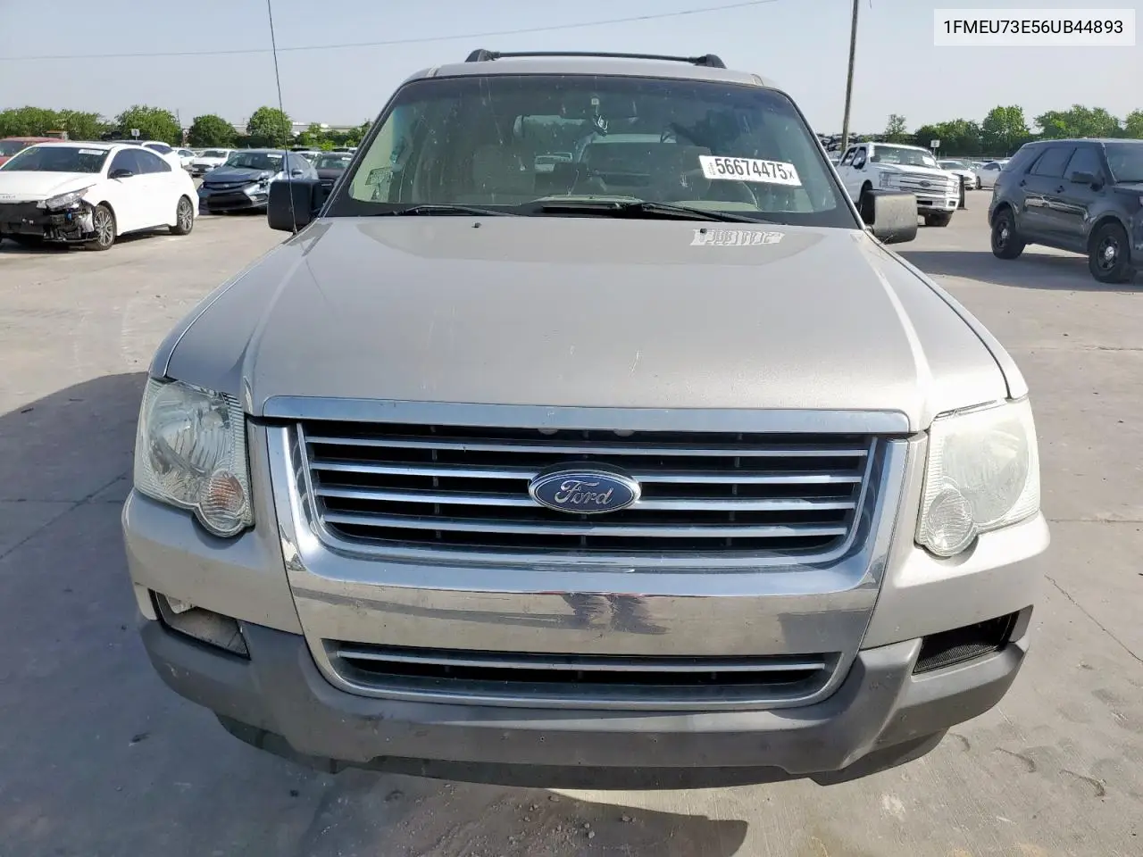 2006 Ford Explorer Xlt VIN: 1FMEU73E56UB44893 Lot: 56674475