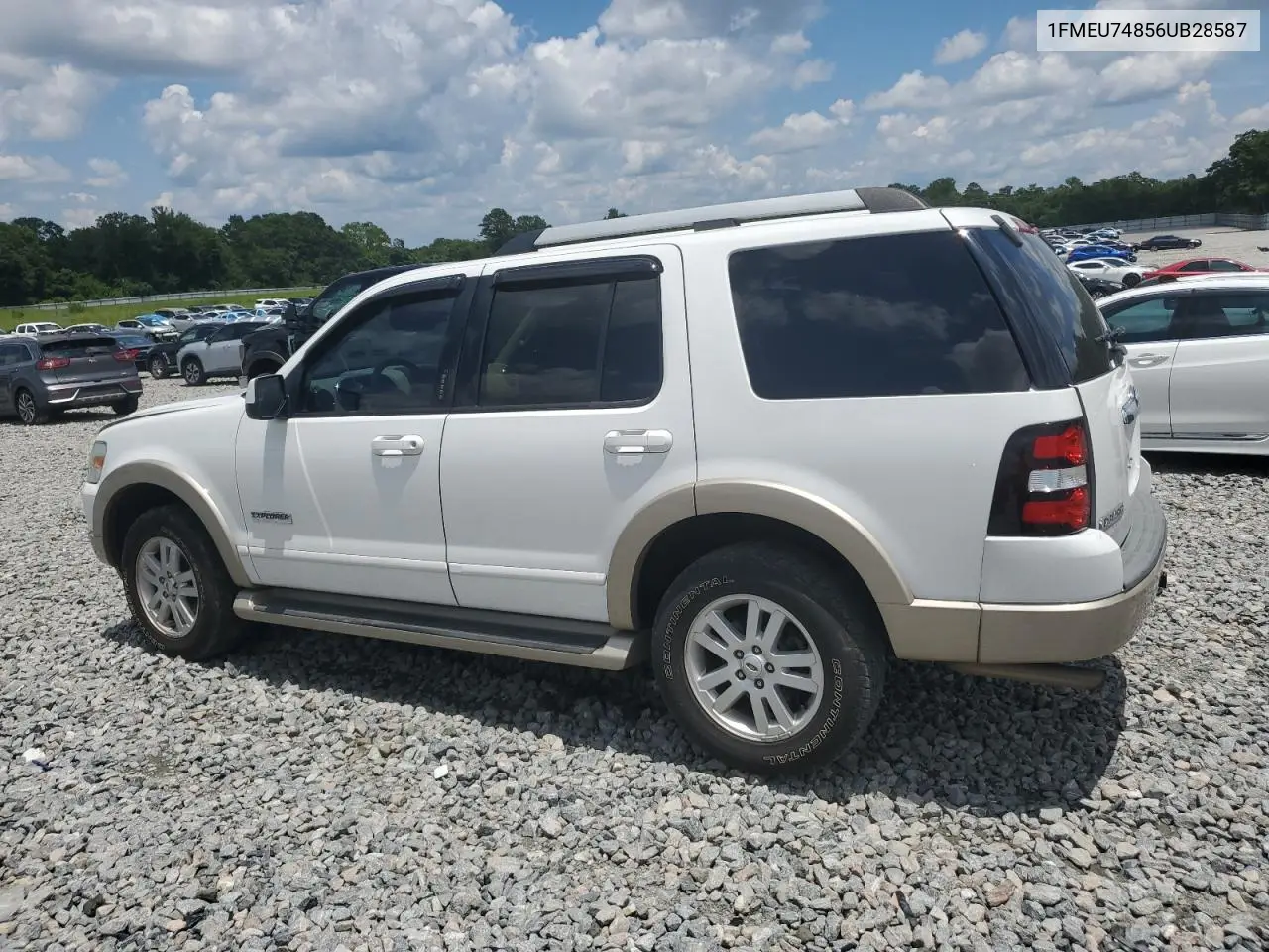 2006 Ford Explorer Eddie Bauer VIN: 1FMEU74856UB28587 Lot: 62789585