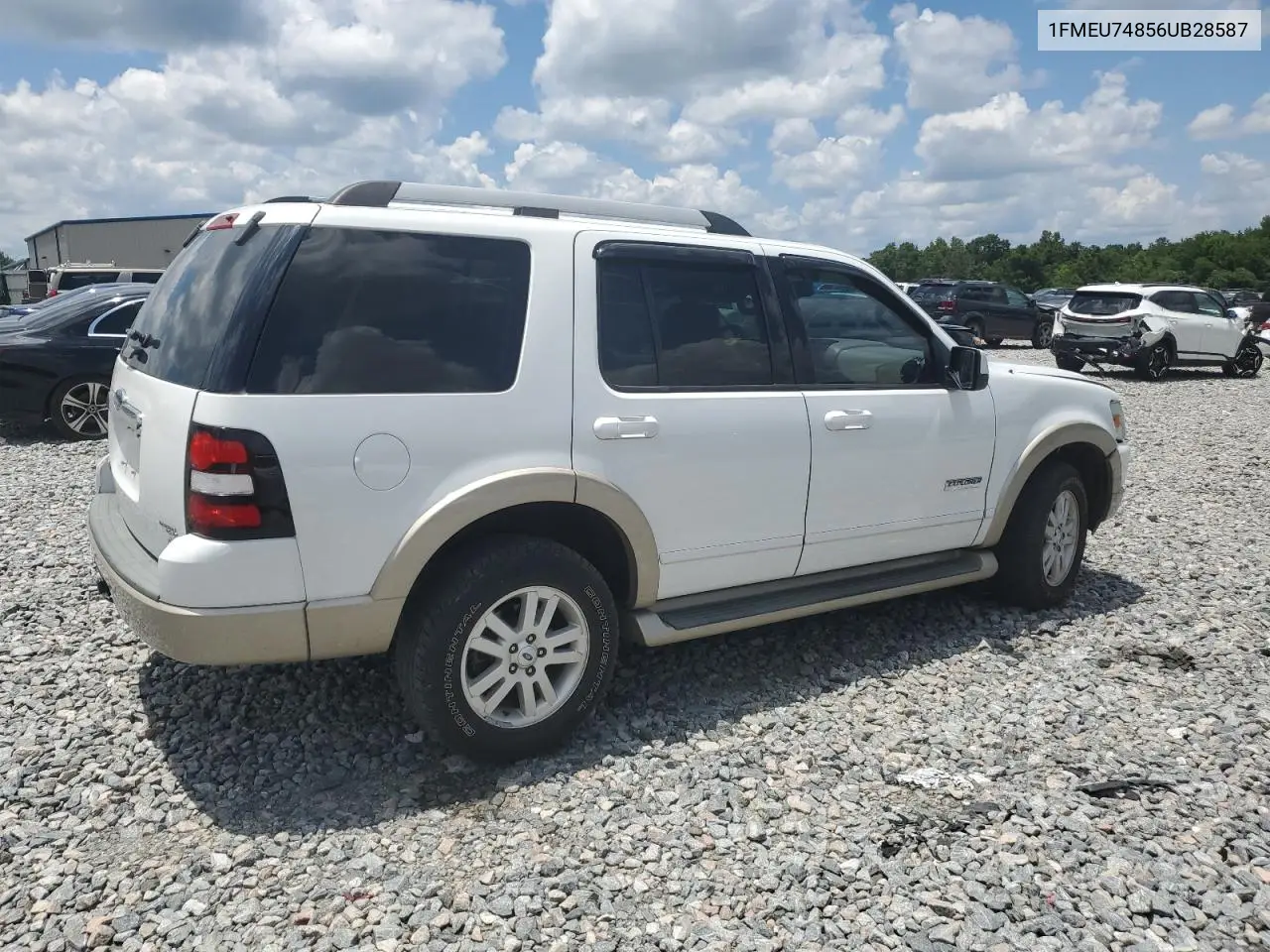 2006 Ford Explorer Eddie Bauer VIN: 1FMEU74856UB28587 Lot: 62789585