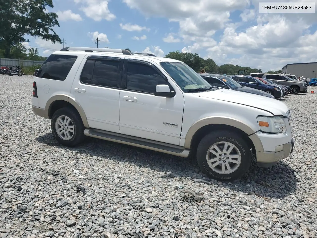 2006 Ford Explorer Eddie Bauer VIN: 1FMEU74856UB28587 Lot: 62789585