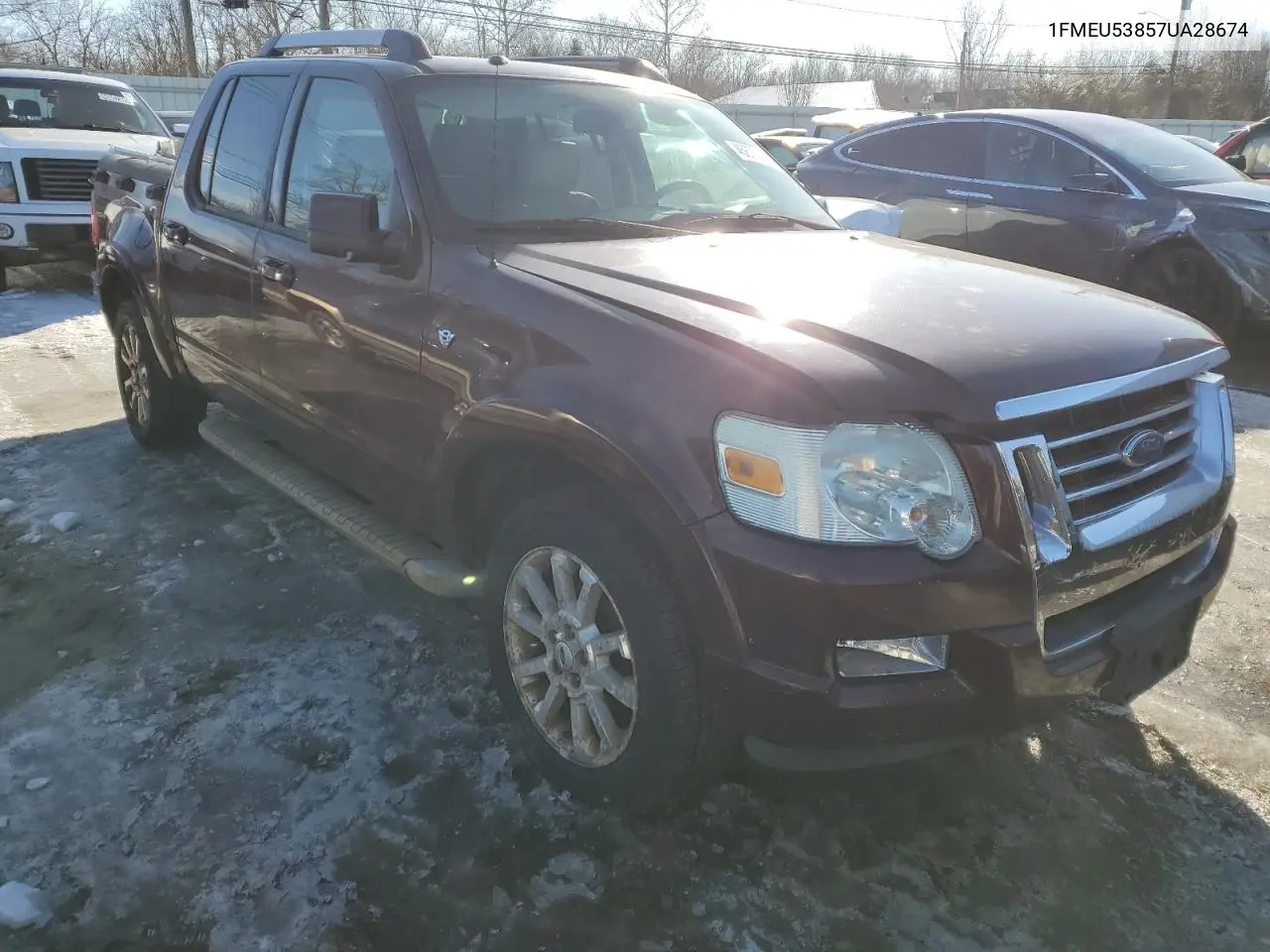 2007 Ford Explorer Sport Trac Limited VIN: 1FMEU53857UA28674 Lot: 45677105
