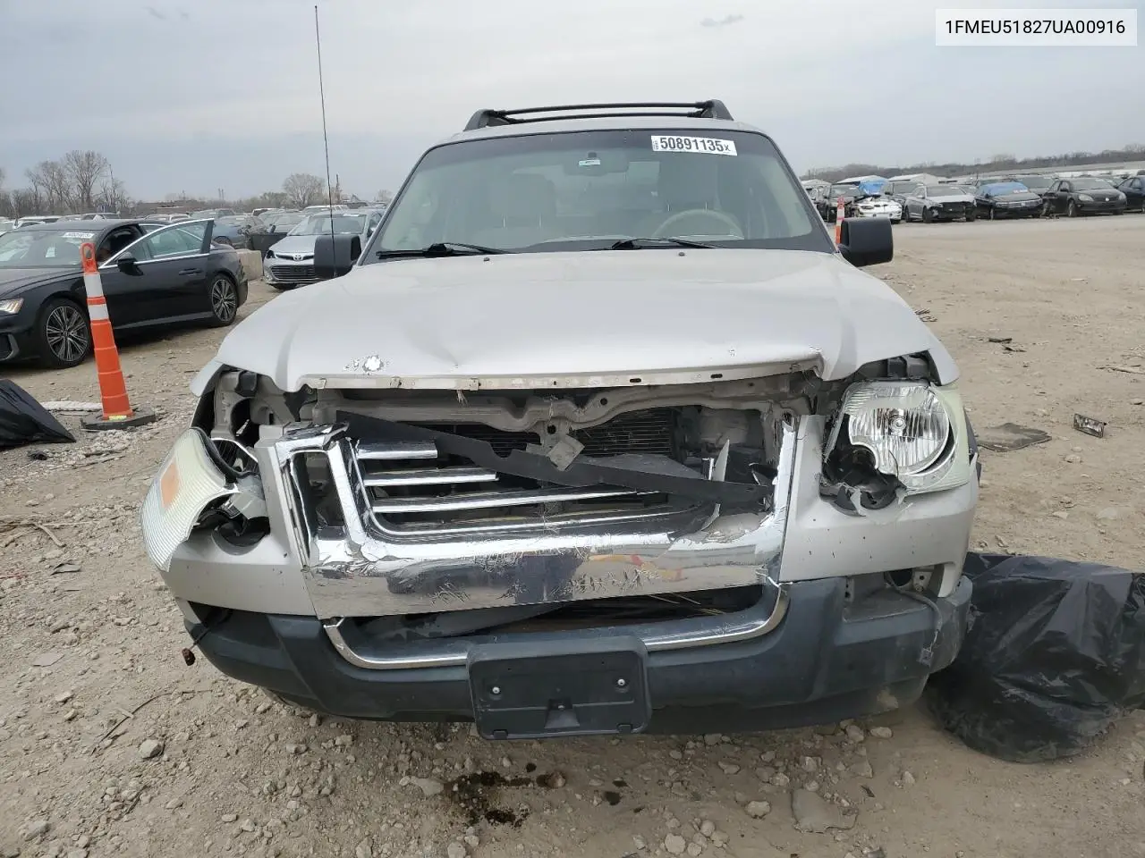 2007 Ford Explorer Sport Trac Xlt VIN: 1FMEU51827UA00916 Lot: 50891135