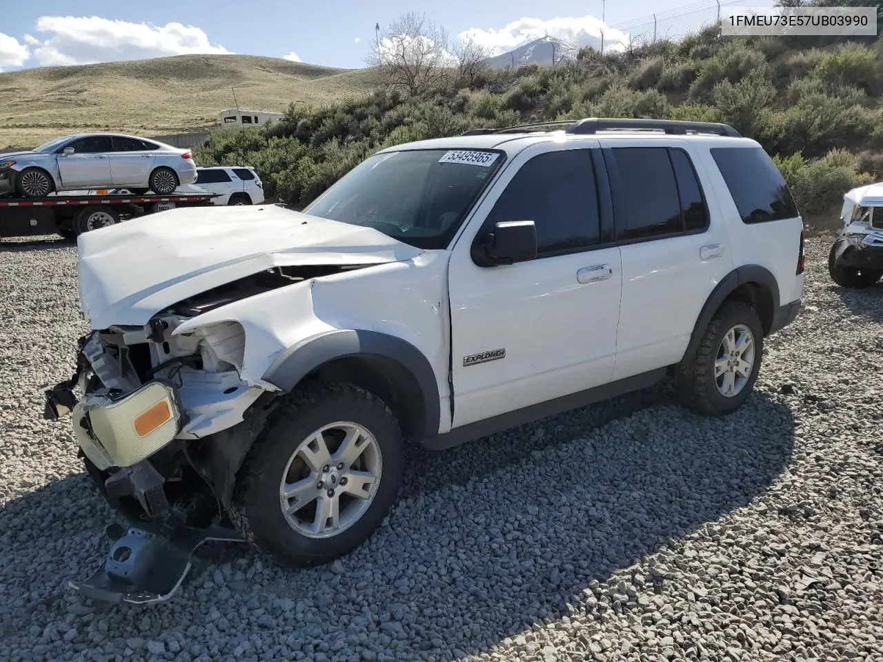 2007 Ford Explorer Xlt VIN: 1FMEU73E57UB03990 Lot: 53495965
