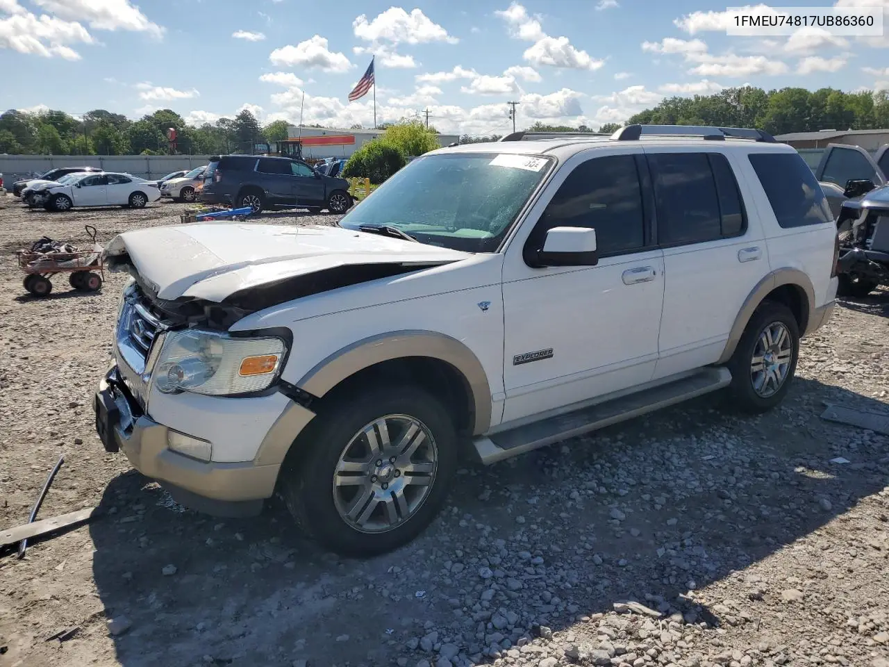 2007 Ford Explorer Eddie Bauer VIN: 1FMEU74817UB86360 Lot: 55839065