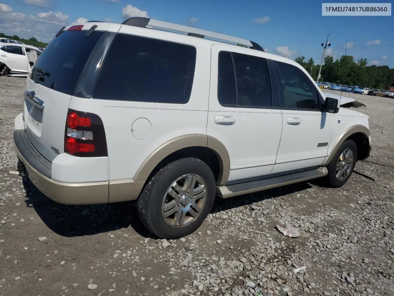 2007 Ford Explorer Eddie Bauer VIN: 1FMEU74817UB86360 Lot: 55839065