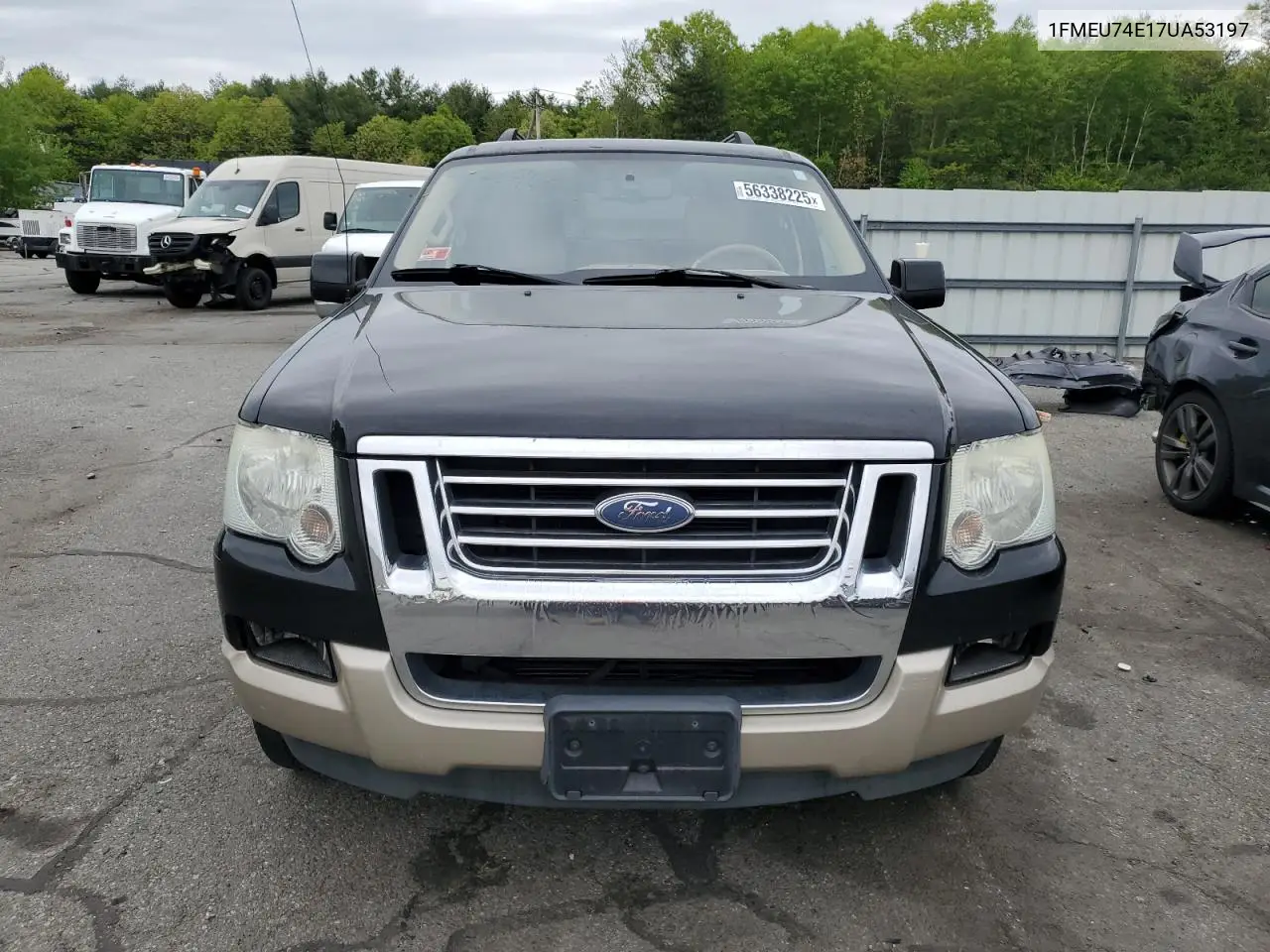 2007 Ford Explorer Eddie Bauer VIN: 1FMEU74E17UA53197 Lot: 56338225