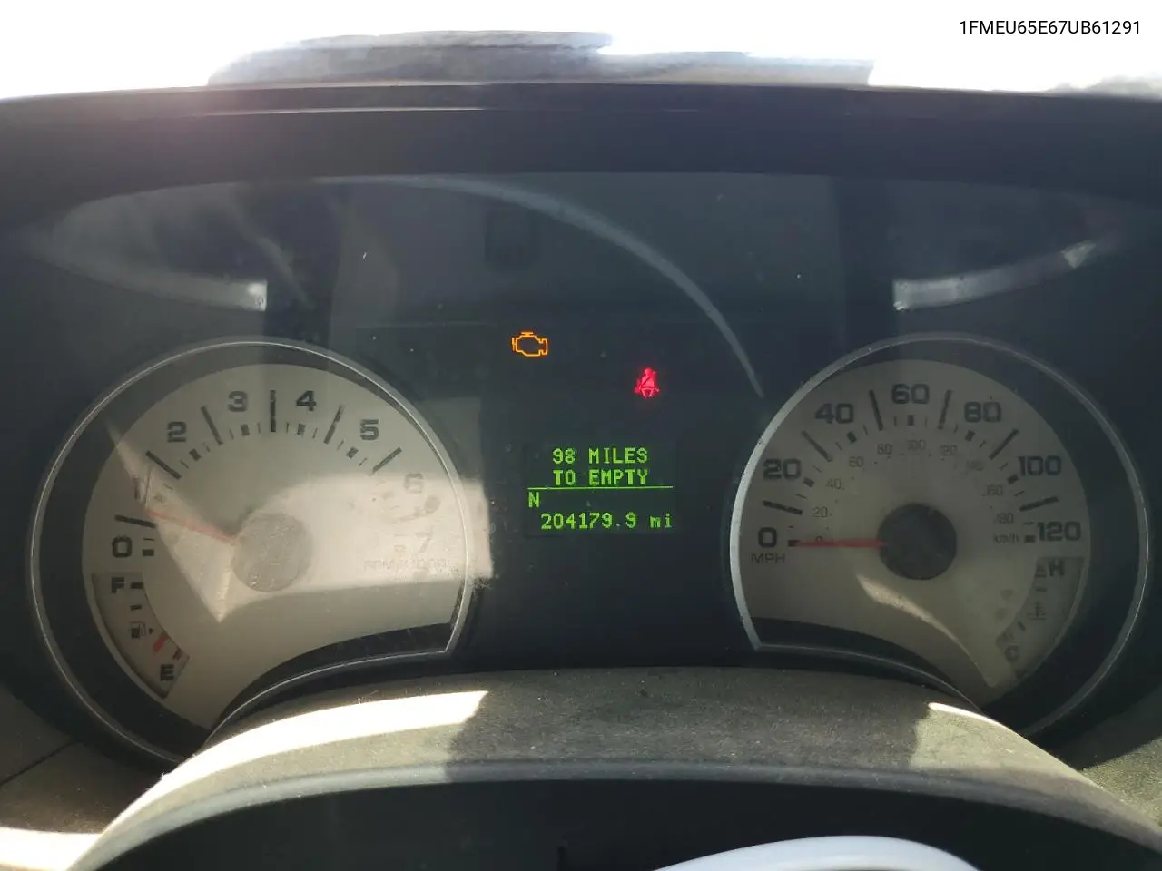 2007 Ford Explorer Limited VIN: 1FMEU65E67UB61291 Lot: 56371175