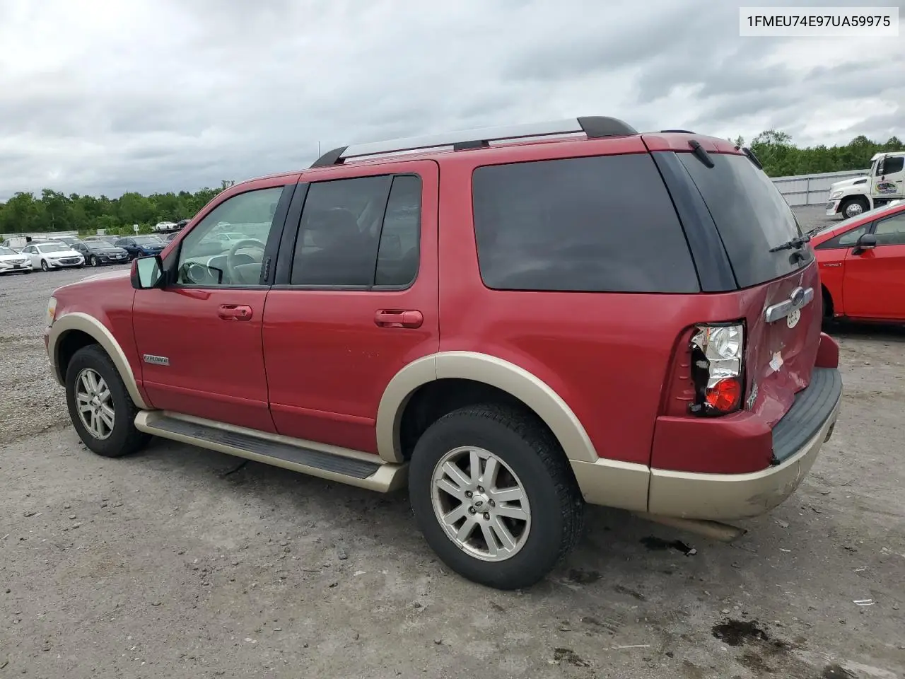 2007 Ford Explorer Eddie Bauer VIN: 1FMEU74E97UA59975 Lot: 56460195