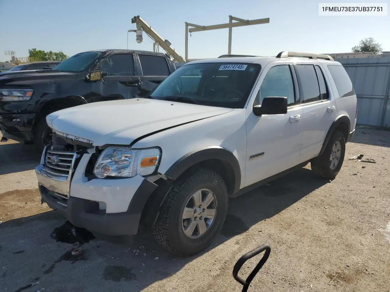 2007 Ford Explorer Xlt VIN: 1FMEU73E37UB37751 Lot: 56474745