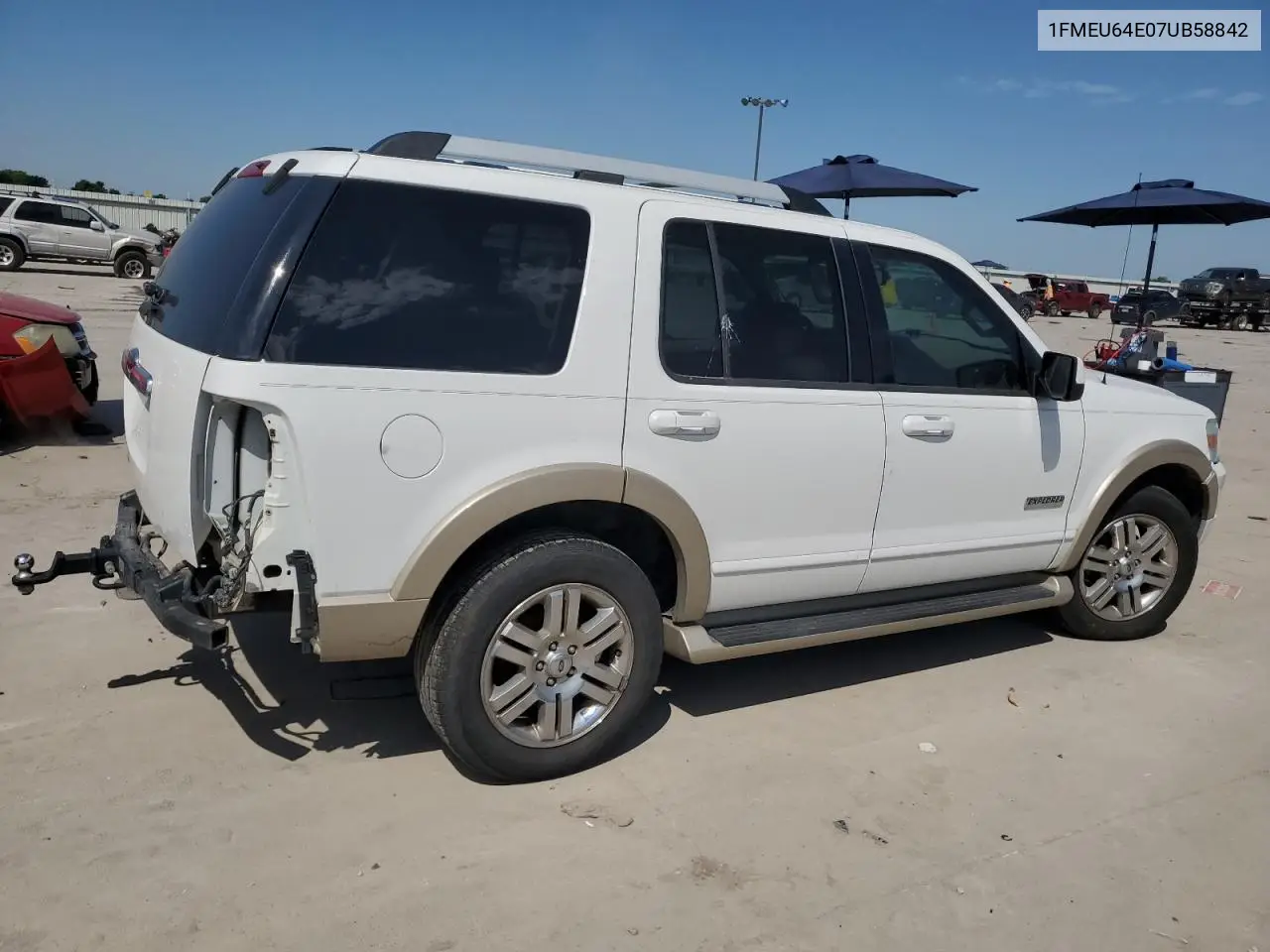 2007 Ford Explorer Eddie Bauer VIN: 1FMEU64E07UB58842 Lot: 56553845