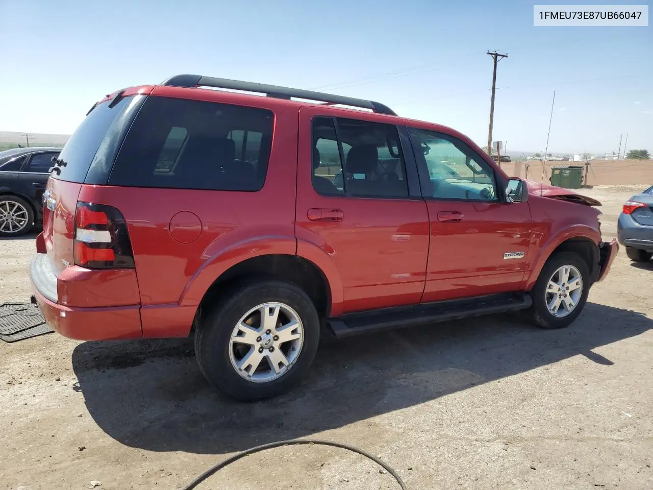 2007 Ford Explorer Xlt VIN: 1FMEU73E87UB66047 Lot: 56687345