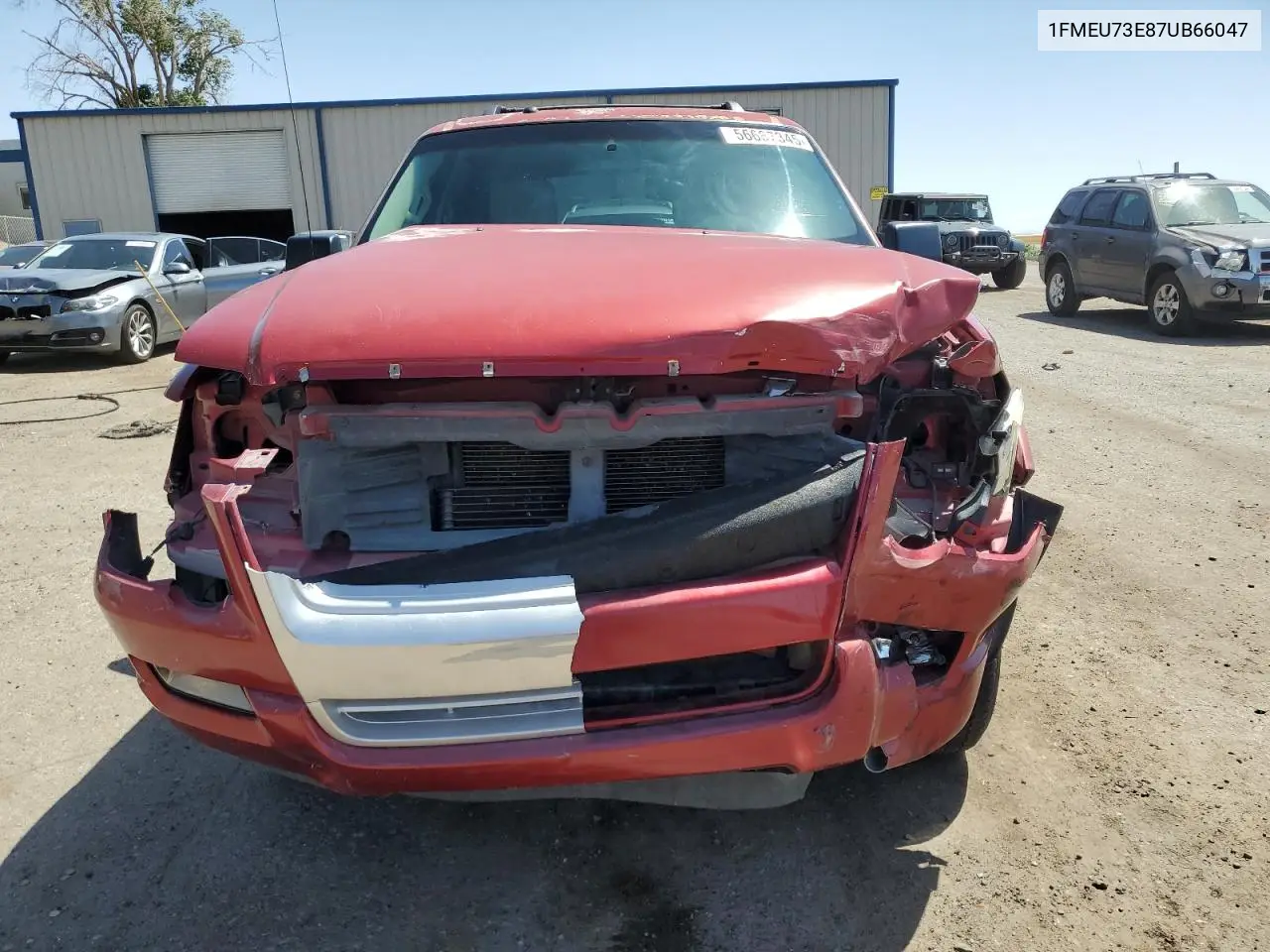 2007 Ford Explorer Xlt VIN: 1FMEU73E87UB66047 Lot: 56687345
