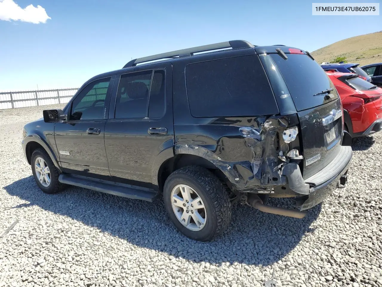 2007 Ford Explorer Xlt VIN: 1FMEU73E47UB62075 Lot: 61395685