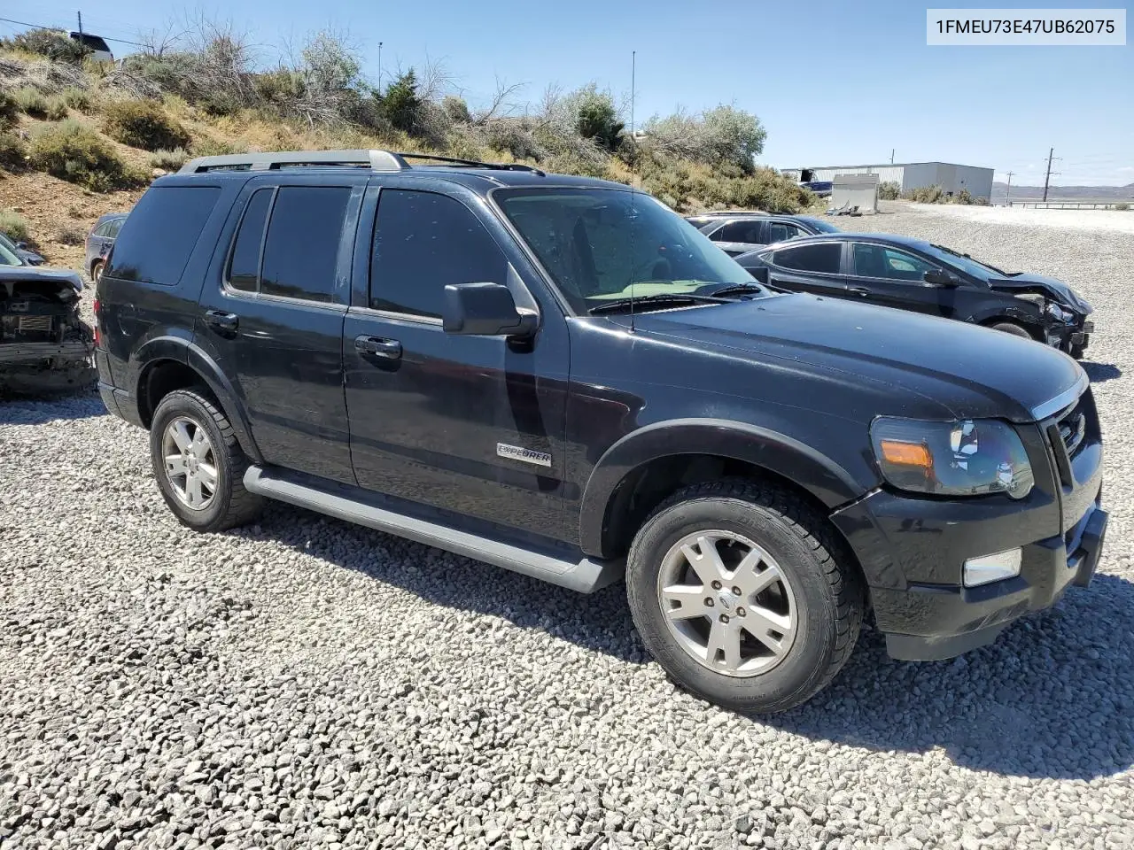 2007 Ford Explorer Xlt VIN: 1FMEU73E47UB62075 Lot: 61395685