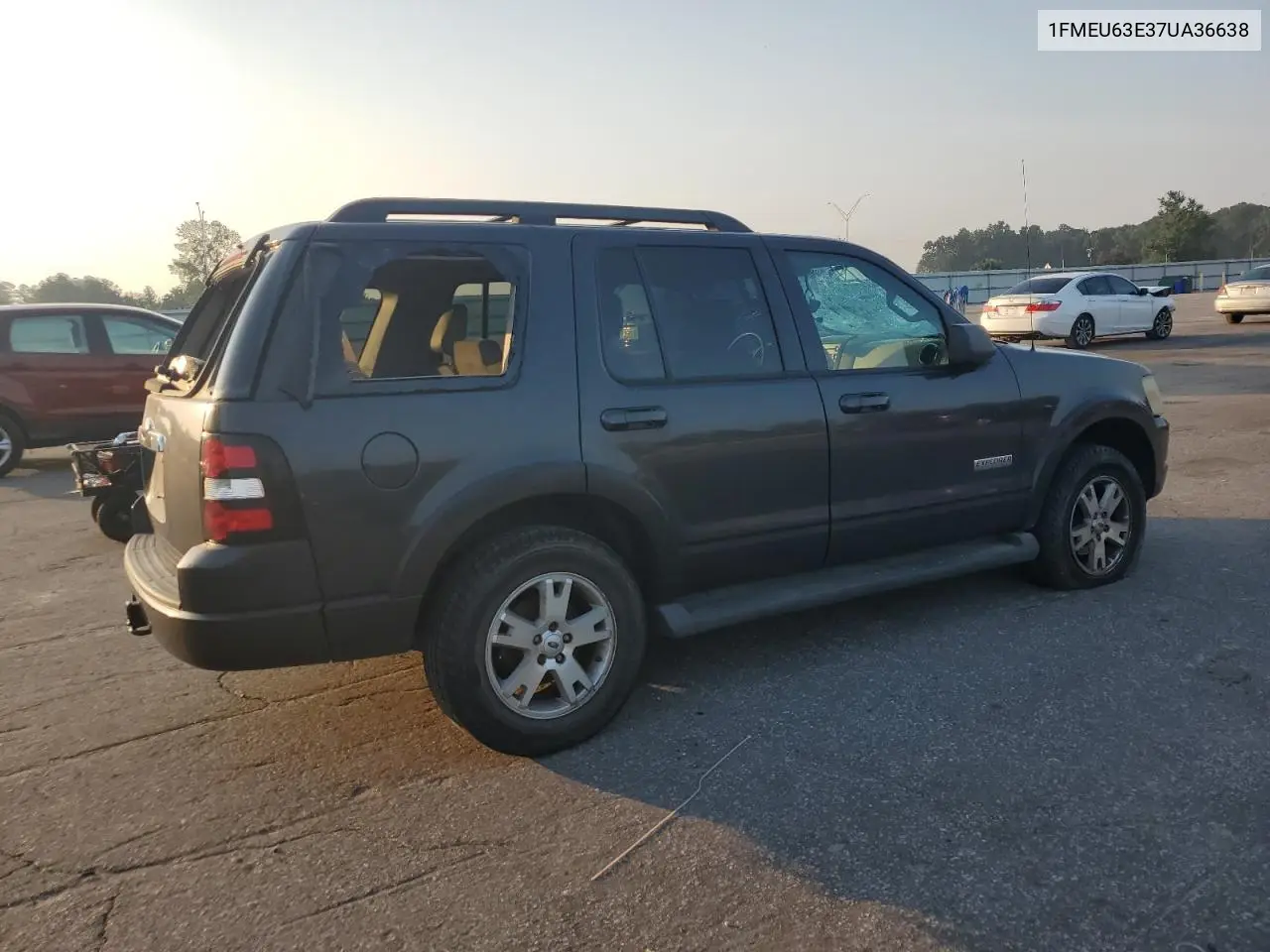 2007 Ford Explorer Xlt VIN: 1FMEU63E37UA36638 Lot: 61626405