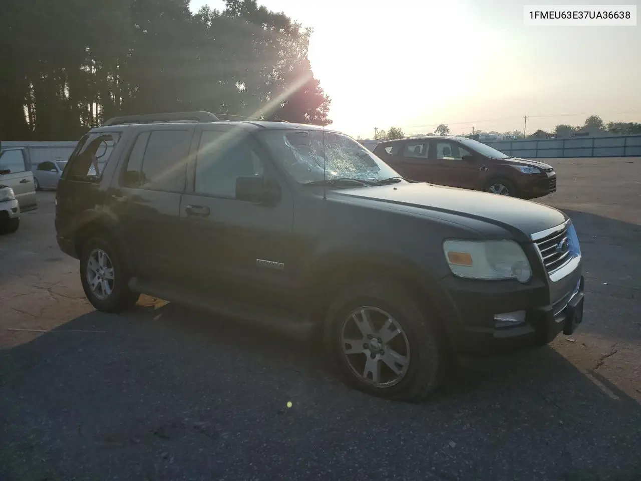 2007 Ford Explorer Xlt VIN: 1FMEU63E37UA36638 Lot: 61626405