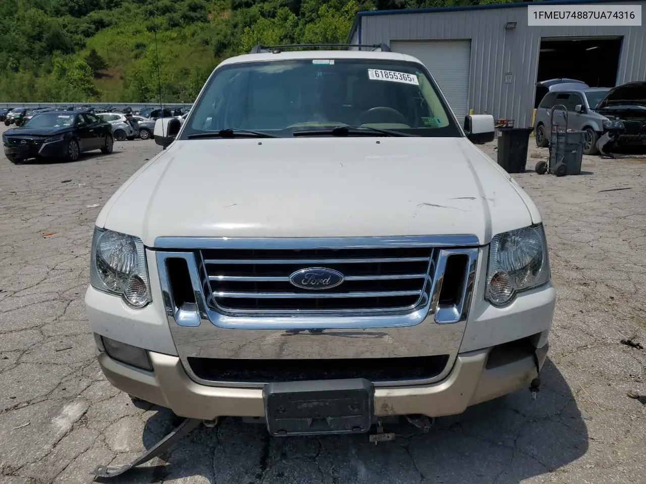 2007 Ford Explorer Eddie Bauer VIN: 1FMEU74887UA74316 Lot: 61855365