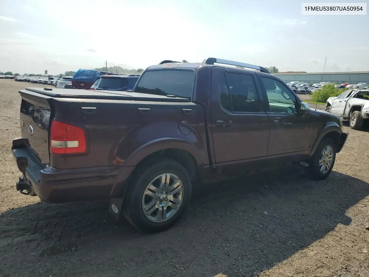 2007 Ford Explorer Sport Trac Limited VIN: 1FMEU53807UA50954 Lot: 62001635