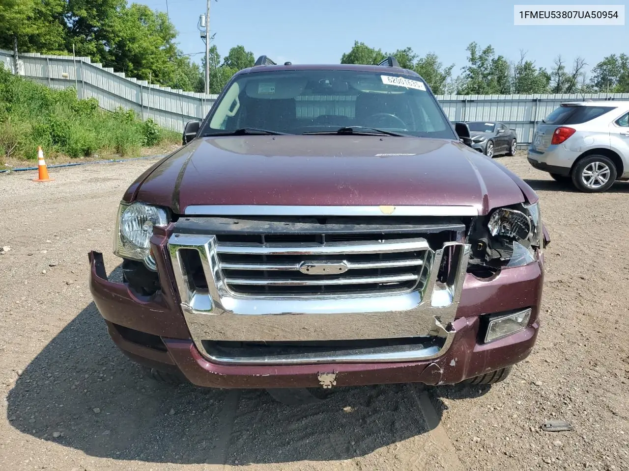2007 Ford Explorer Sport Trac Limited VIN: 1FMEU53807UA50954 Lot: 62001635