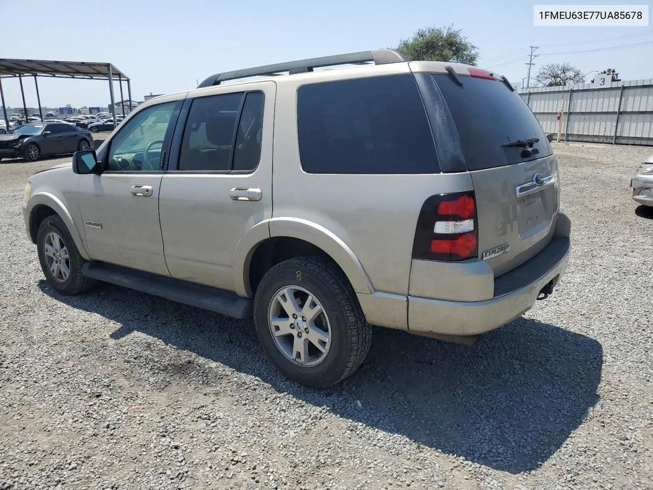 2007 Ford Explorer Xlt VIN: 1FMEU63E77UA85678 Lot: 62417535
