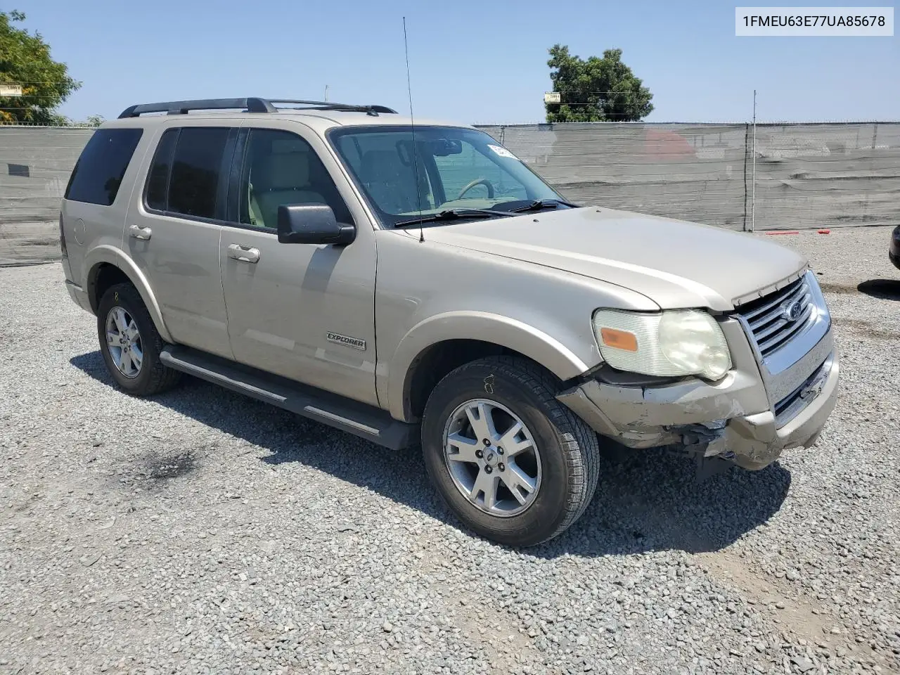 2007 Ford Explorer Xlt VIN: 1FMEU63E77UA85678 Lot: 62417535