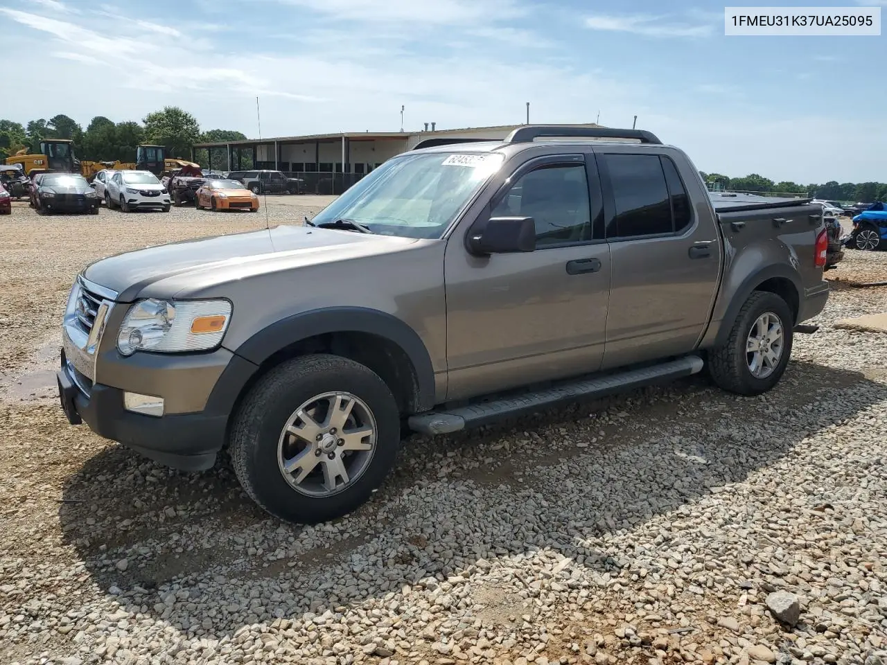 2007 Ford Explorer Sport Trac Xlt VIN: 1FMEU31K37UA25095 Lot: 62453555