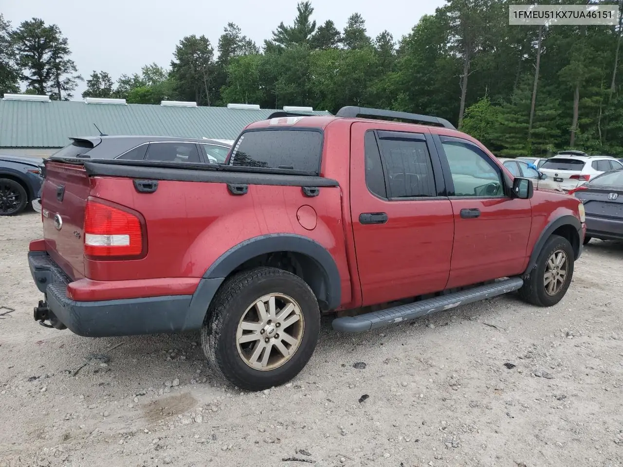 2007 Ford Explorer Sport Trac Xlt VIN: 1FMEU51KX7UA46151 Lot: 62467295