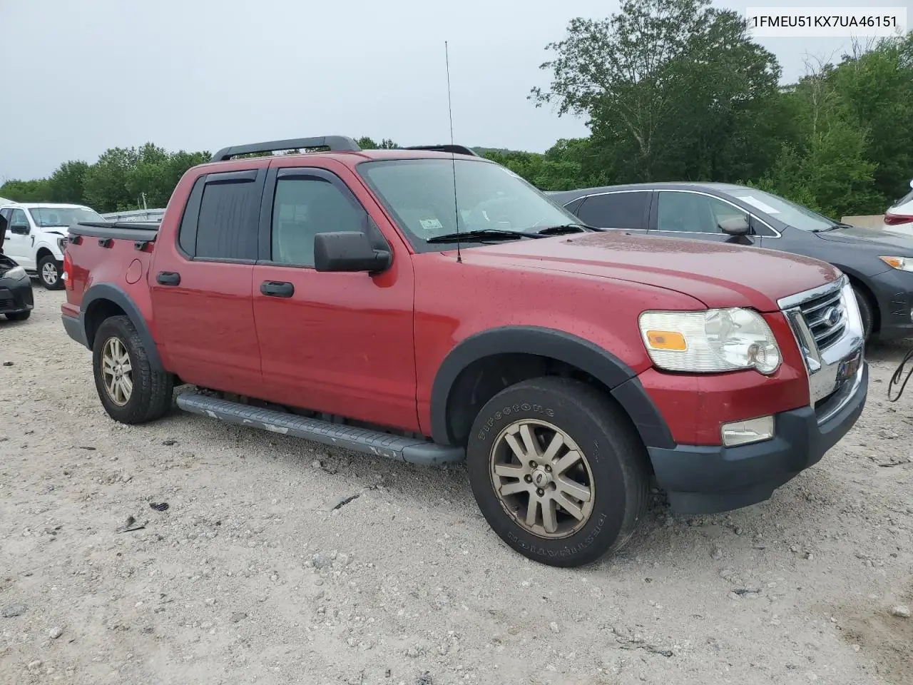2007 Ford Explorer Sport Trac Xlt VIN: 1FMEU51KX7UA46151 Lot: 62467295