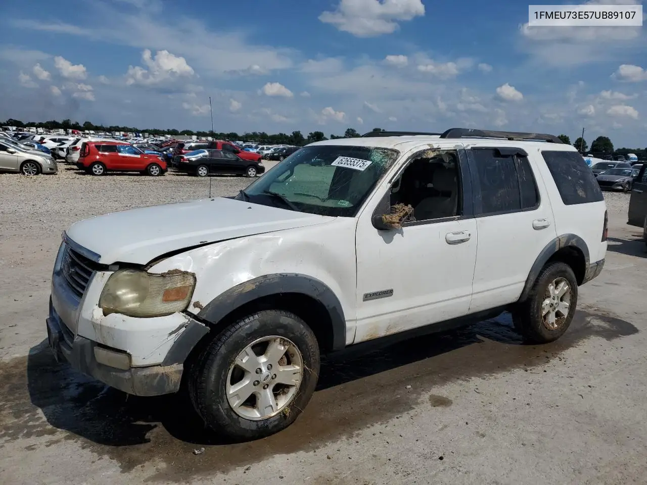 2007 Ford Explorer Xlt VIN: 1FMEU73E57UB89107 Lot: 62655375
