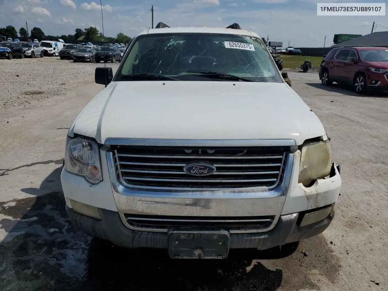 2007 Ford Explorer Xlt VIN: 1FMEU73E57UB89107 Lot: 62655375