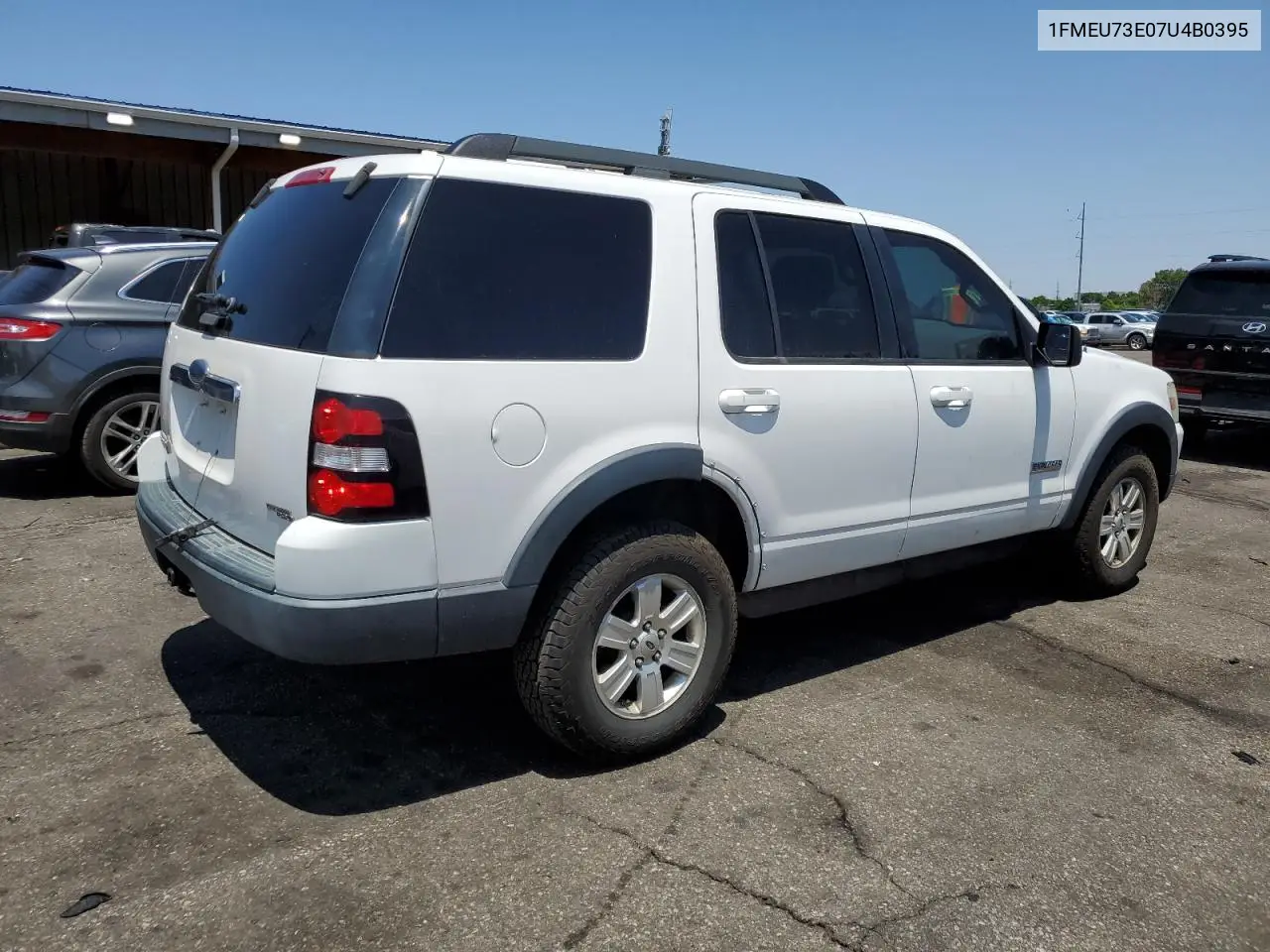 2007 Ford Explorer Xlt VIN: 1FMEU73E07U4B0395 Lot: 62706665