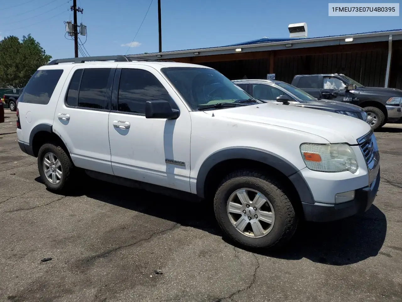 2007 Ford Explorer Xlt VIN: 1FMEU73E07U4B0395 Lot: 62706665