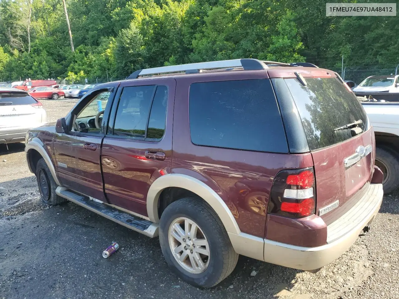 2007 Ford Explorer Eddie Bauer VIN: 1FMEU74E97UA48412 Lot: 64418085