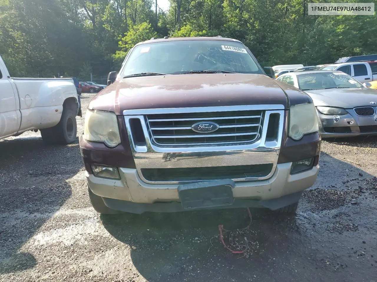 2007 Ford Explorer Eddie Bauer VIN: 1FMEU74E97UA48412 Lot: 64418085
