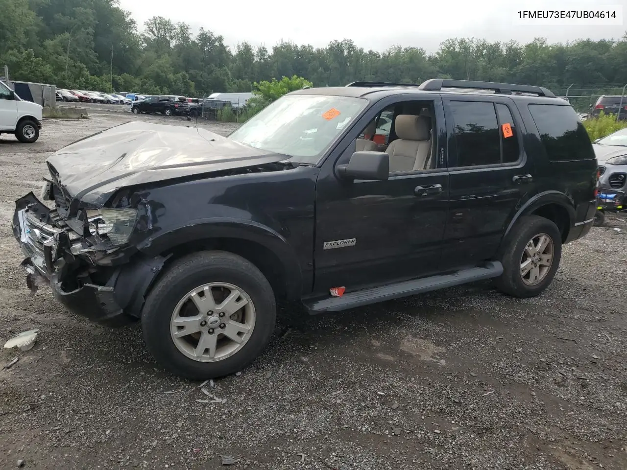 2007 Ford Explorer Xlt VIN: 1FMEU73E47UB04614 Lot: 64620515