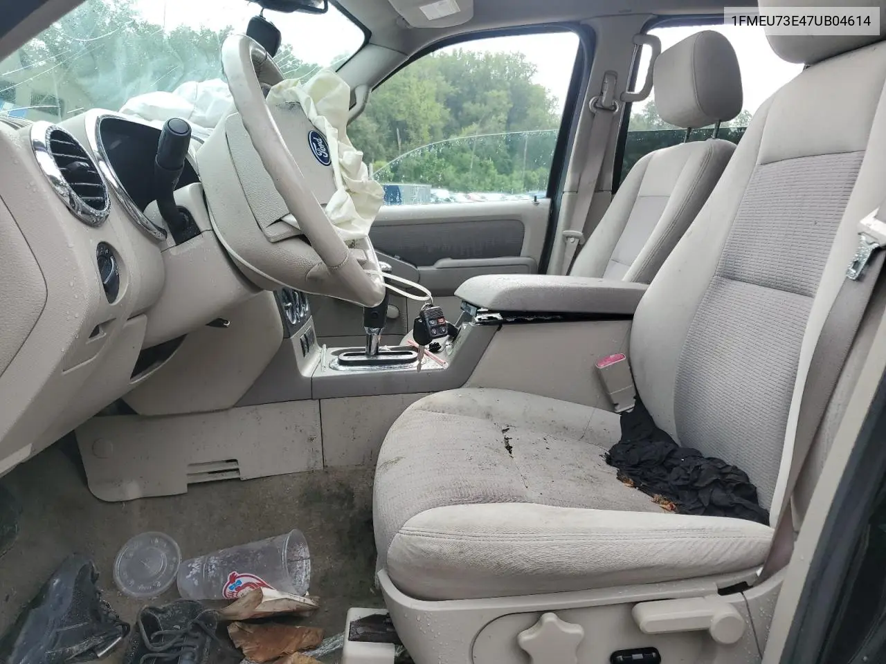 2007 Ford Explorer Xlt VIN: 1FMEU73E47UB04614 Lot: 64620515