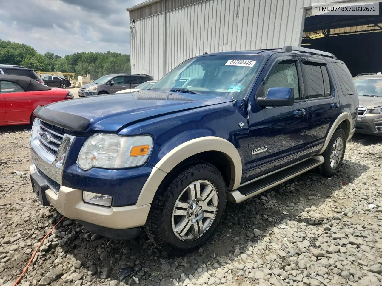 2007 Ford Explorer Eddie Bauer VIN: 1FMEU748X7UB32670 Lot: 64760445