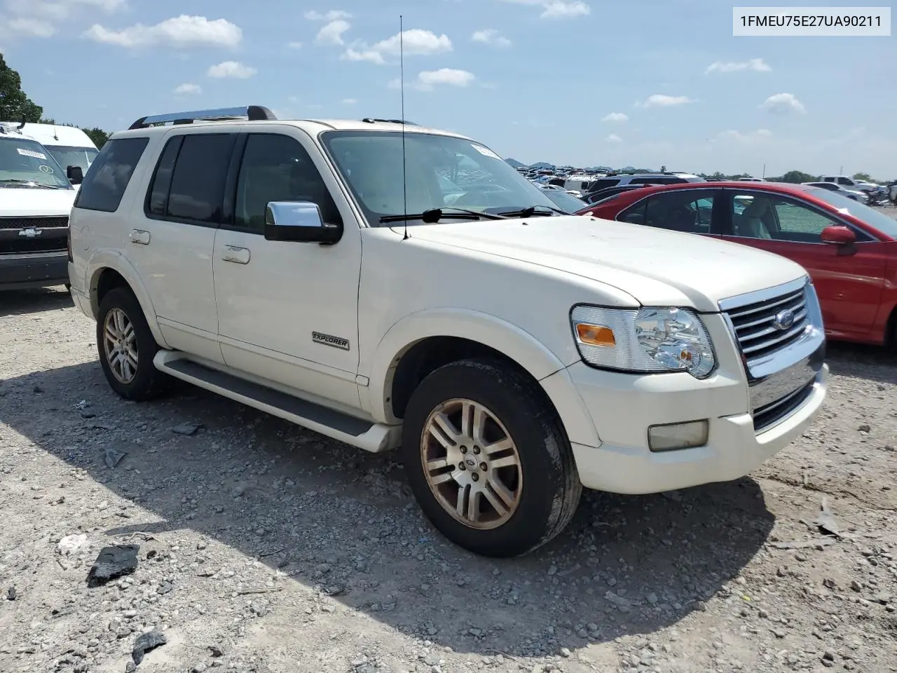 2007 Ford Explorer Limited VIN: 1FMEU75E27UA90211 Lot: 65130105