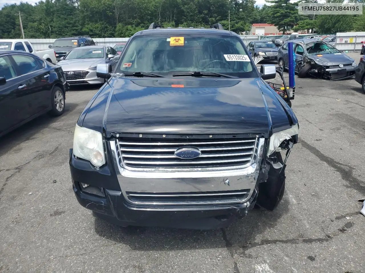 2007 Ford Explorer Limited VIN: 1FMEU75827UB44195 Lot: 65133025