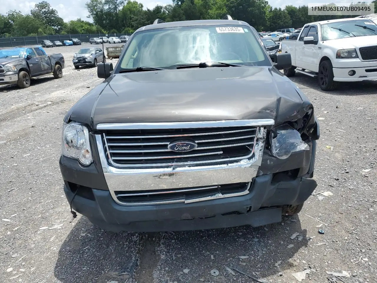 2007 Ford Explorer Xlt VIN: 1FMEU63E07UB09495 Lot: 65733635