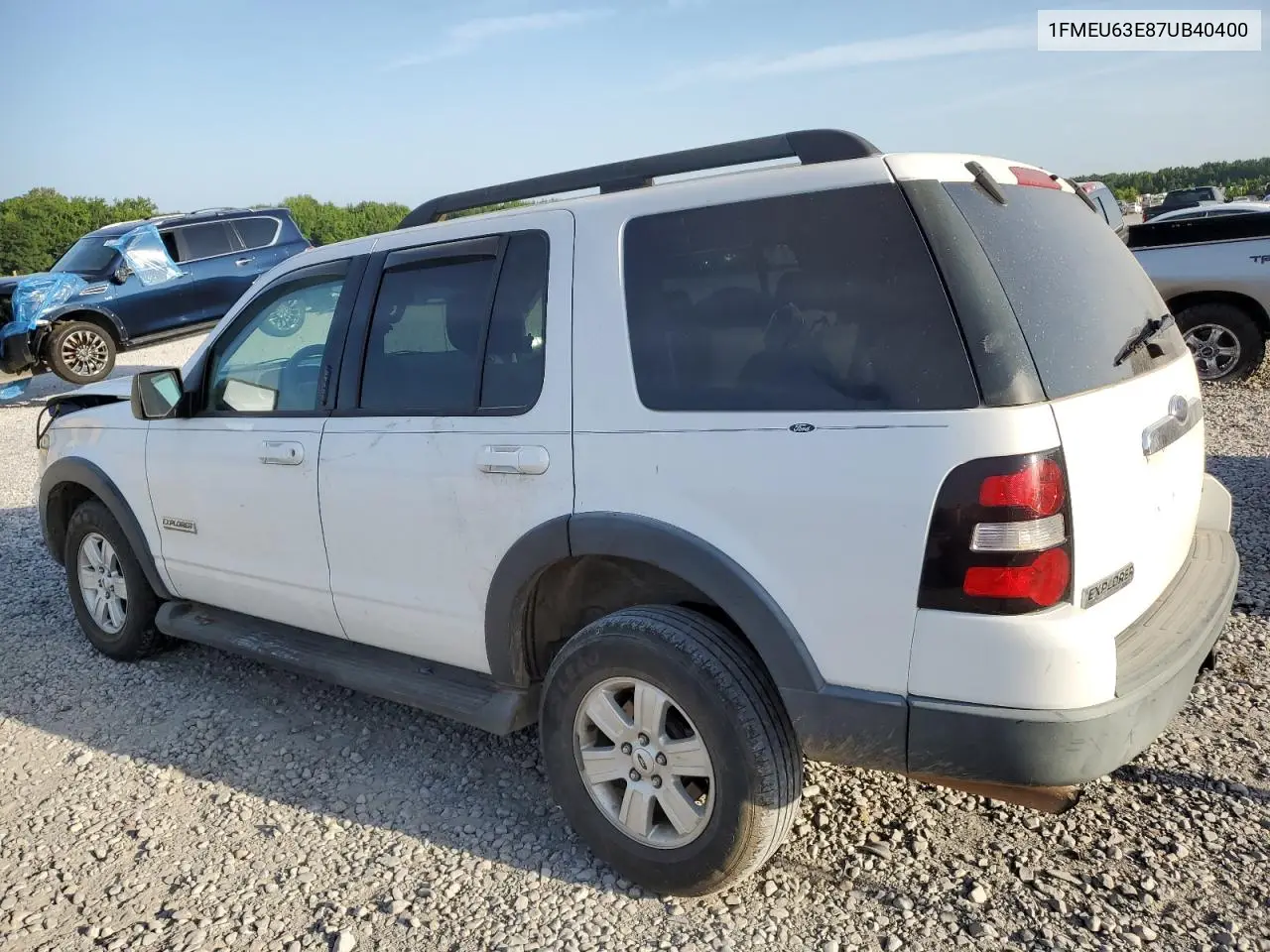 2007 Ford Explorer Xlt VIN: 1FMEU63E87UB40400 Lot: 65801265