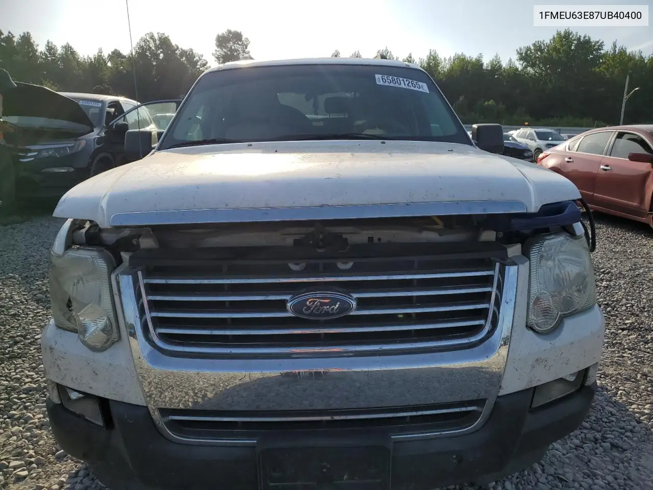2007 Ford Explorer Xlt VIN: 1FMEU63E87UB40400 Lot: 65801265